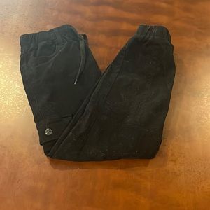 Black cargo pants